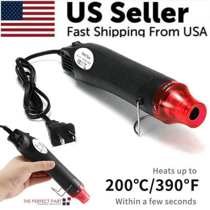 Mini Heat Gun DIY Electric Nozzles Tool Hot Air Gun Embossing Drying Paint USA - view 9