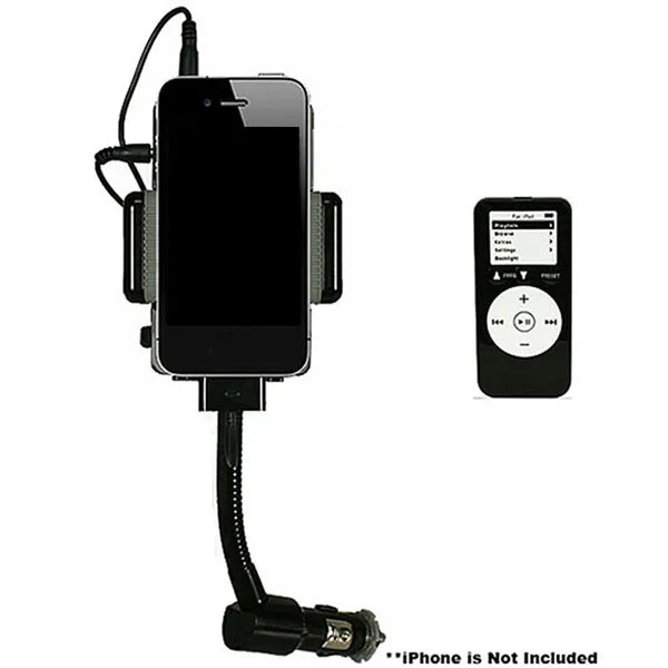 FM Transmitter Hands-free Car Charger With Remote Control Phone Stand 3.5 Mm Headphone Jack - view 5