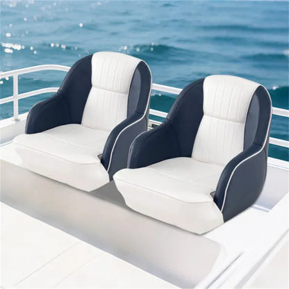 Universal Boat Seat - 4 Mounting Screws+Washers, Fits 5" x5"/5" x12" Swivel/Pedestals, 16lbs - view 4