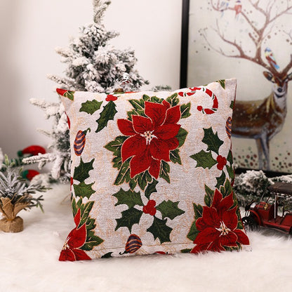 Christmas Square Pillow Cover Home Christmas Decorations - view 4