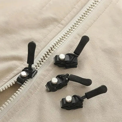 36 Zipper Repair Kit, Quick Installation Of Zipper Head, Removable Replacement Zipper Top, Exchange Plastic Zipper Pull