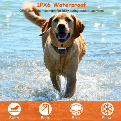 990FT Range Dog Wireless Fence Remote Training Collar IPX6 Waterproof Receiver With 0-9 Levels Beep Vibration Shock - view 5