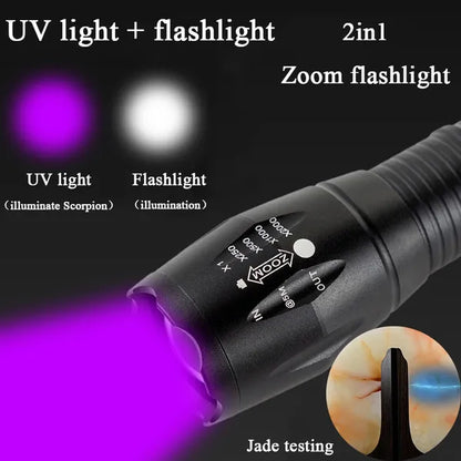 Superhelle UV Taschenlampe Ultraviolett Taschenlampe Schwarzlicht Licht Lampe - view 5