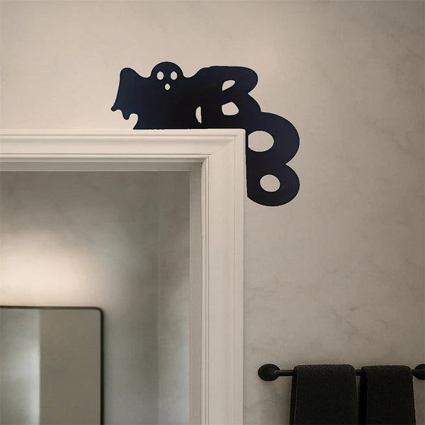 Spooky Ghost Door Hanger Halloween Door Decor Wall Art Home Decor For Bedroom Living Room - view 4