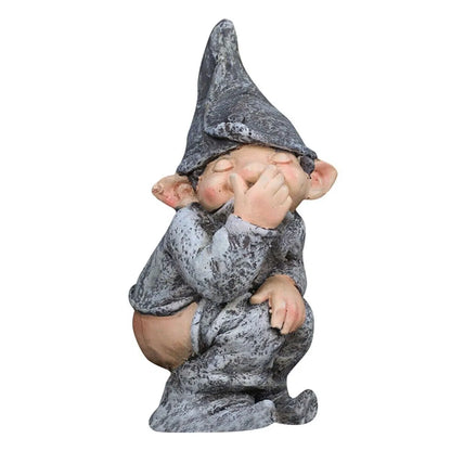 Pooping Naughty Gnome Miniature Statue Funny Resin Home Garden Ornament US - view 10