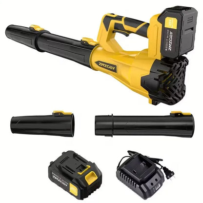 High-Power Cordless Leaf Blower With 4.0Ah Battery – 580CFM & 160MPH, 6-Speed Adjustable