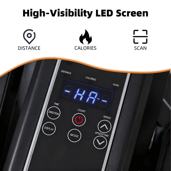 Compact Under-Desk Elliptical - Quiet Mini Pedal Exerciser With Adjustable Speed And LED Display - view 2