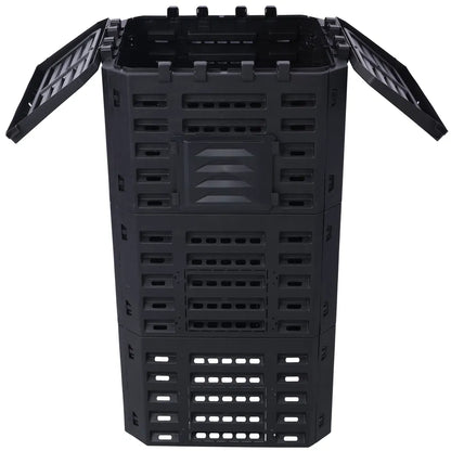 Garden Composter Bin Made From Recycled Plastic - 132 Gallons - 500Liter Large Compost Bin - view 4