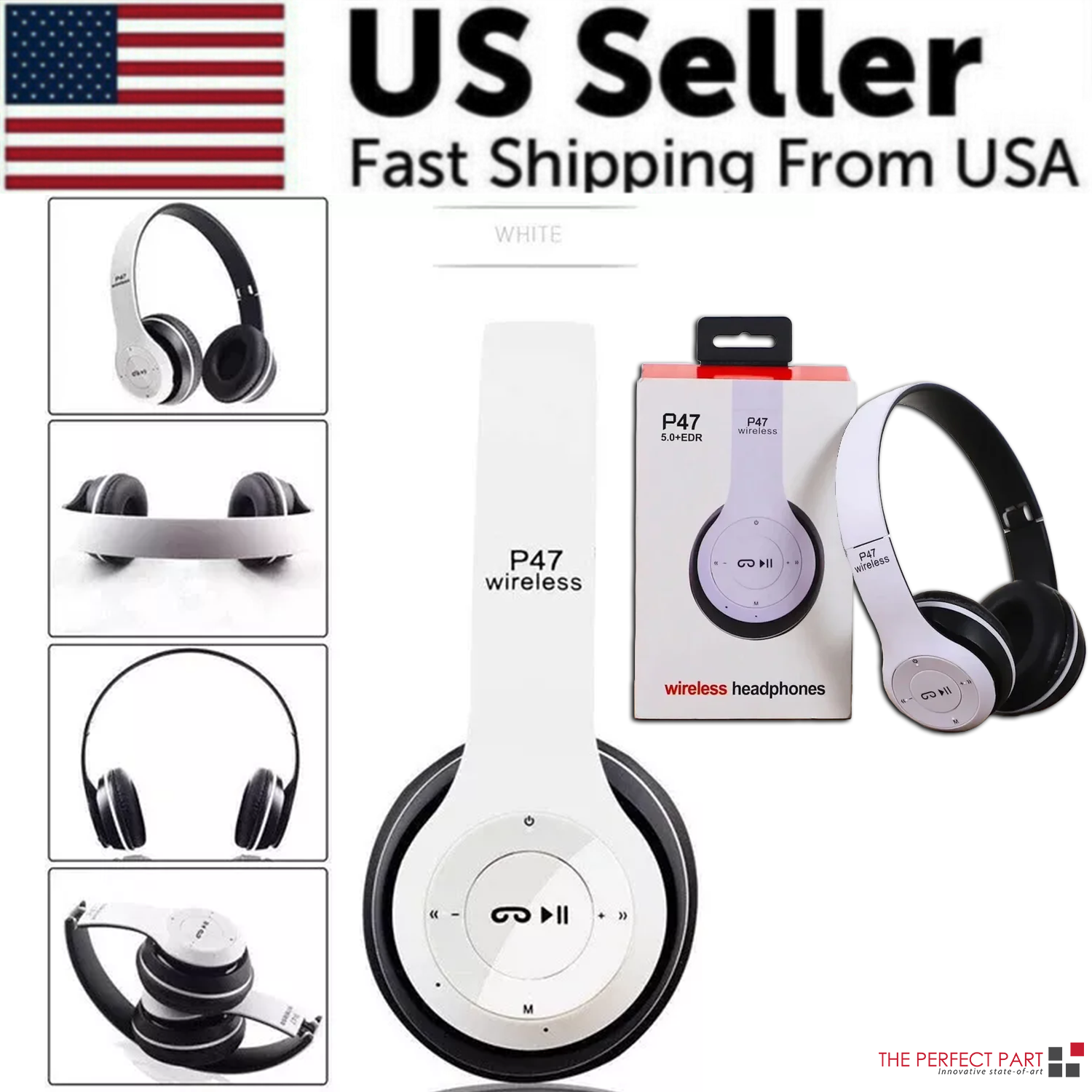 Audífonos Bluetooth over-ear con radio FM