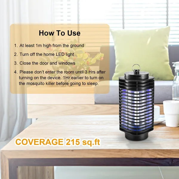 Electric Bug Zapper UV Light Flying Zapper Insect Killer Lamps Pest - view 3