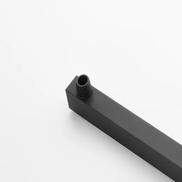 Shower Arm With Flange, 1/2 NPT Tapered Threads, Rain Shower Head Arm, Wall Mount Shower Extension Arm - view 5