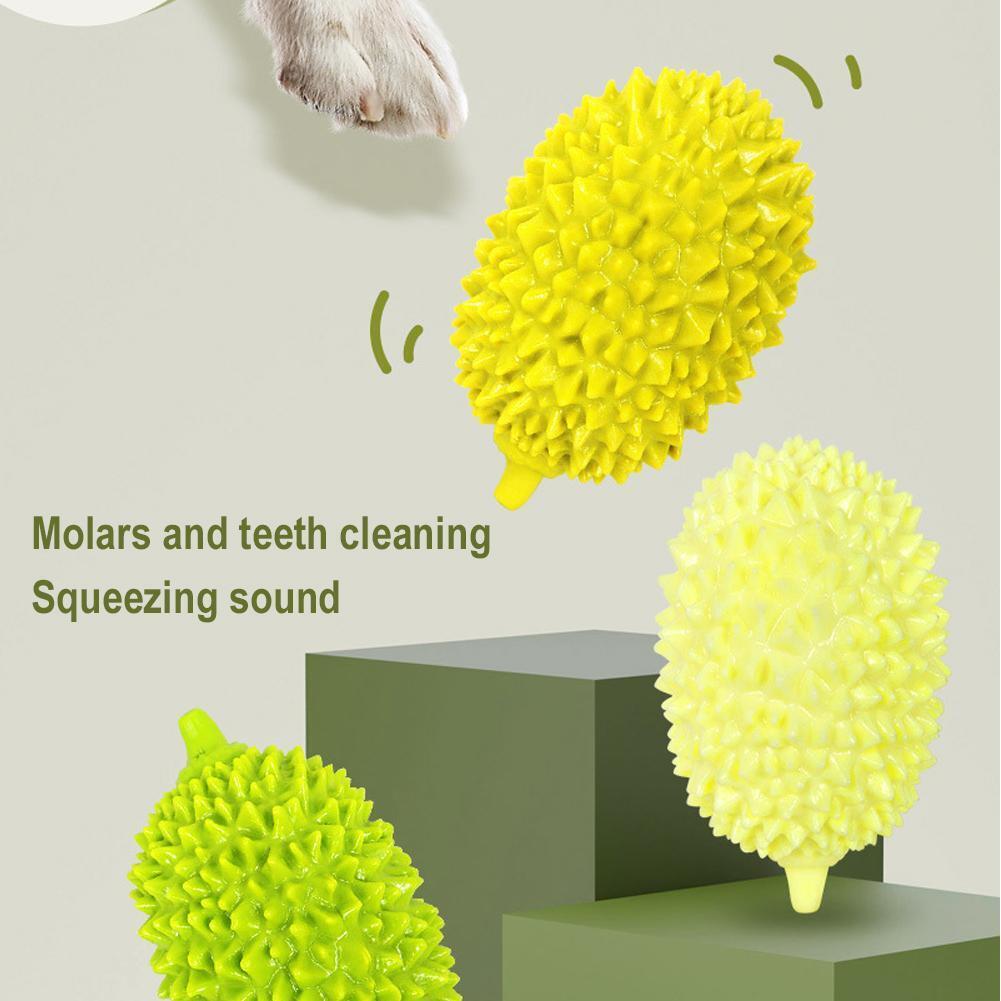 Dog Toys Durian Chew Glue Ball Pet Chewing Toys Dog Tooth Grinding Stick Very Resistant To Biting Teeth Cleaning Balls