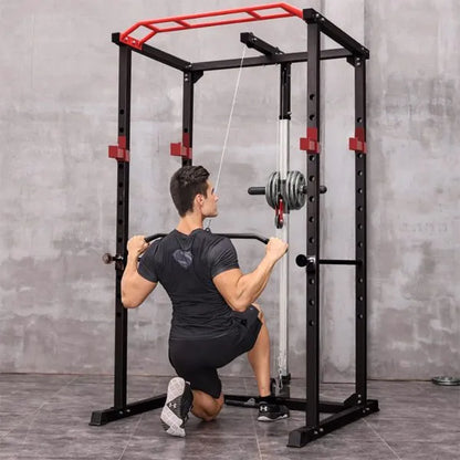 Power Cage Squat Rack Stands Gym Equipment 1000-Pound Capacity Exercise Olympic - view 4