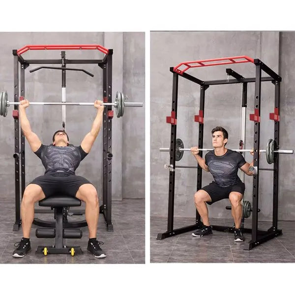 Power Cage Squat Rack Stands Gym Equipment 1000-Pound Capacity Exercise Olympic - view 8