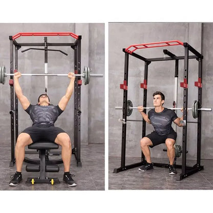 Power Cage Squat Rack Stands Gym Equipment 1000-Pound Capacity Exercise Olympic - view 8