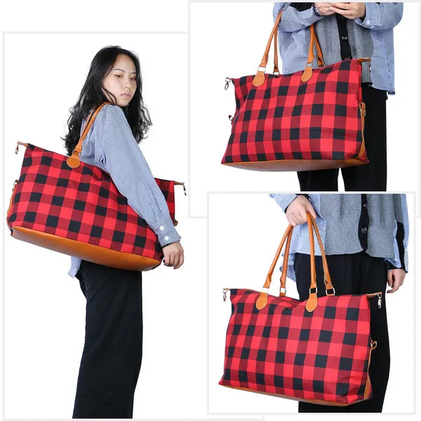 Women Duffle Bag Travel Luggage Bags Weekend Overnight Bag Tote Bags Shoulder Handle Bags - view 3