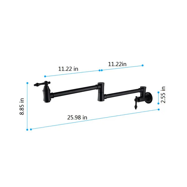 Folding faucet Pot Filler Faucet Wall Mount - view 3