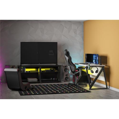 Genesis Adjustable Gaming Desk, White - view 3