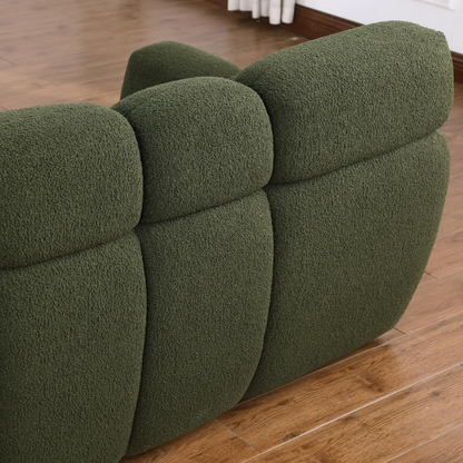 87.4 Length,35.83inch Deepth,human Body Structure For USA People, Marshmallow Sofa,boucle Sofa,3 Seater - view 7