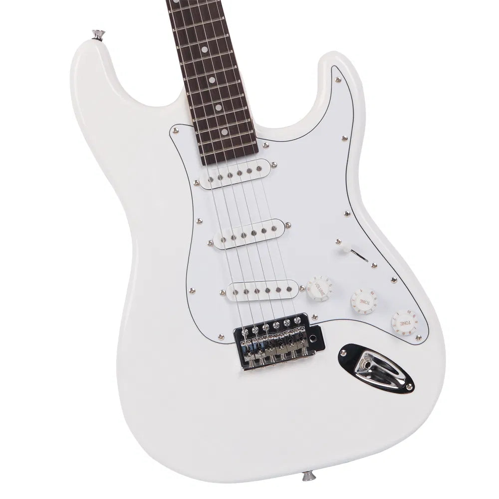 Rosewood Fingerboard Electric Guitar White - view 5