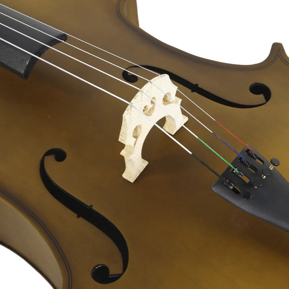 4/4 Acoustic Cello Case Bow Rosin Wood Color (Old code:86308904) - view 5
