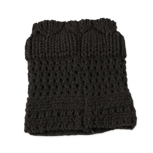 Women Winter Crochet Knit Leg Warmers - view 2