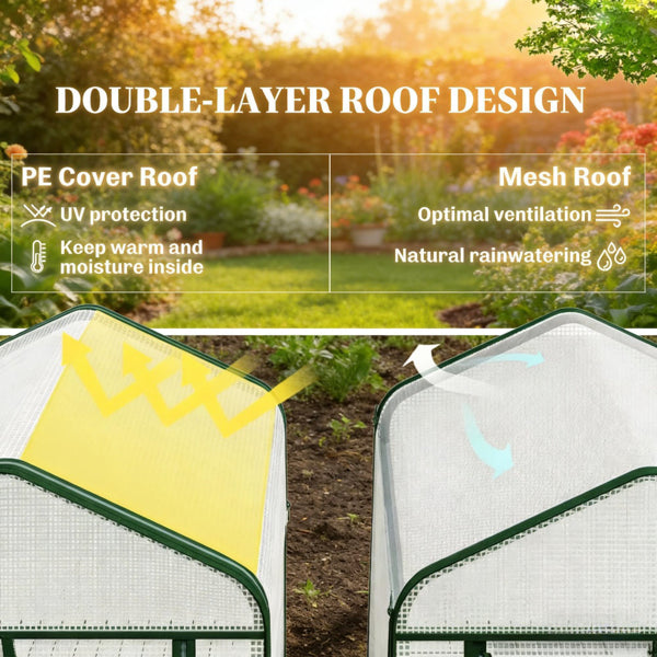 Garden Bed With Mini Greenhouse - view 4