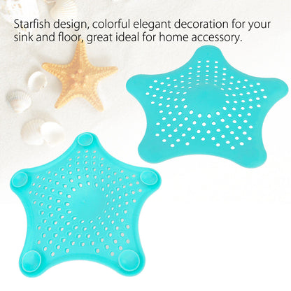 3PCS Silicone Starfish-shaped Sink Drain Filter Bathtub Hair Catcher Stopper Drain Hole Filter Strainer For Bathroom - view 10