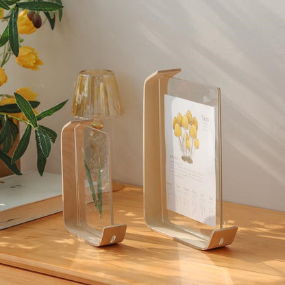 Acrylic Wooden Photo Frame Herbarium Display Frame Calendar DIY Frame Photo Frames For Wedding Party Picture Frame - view 3