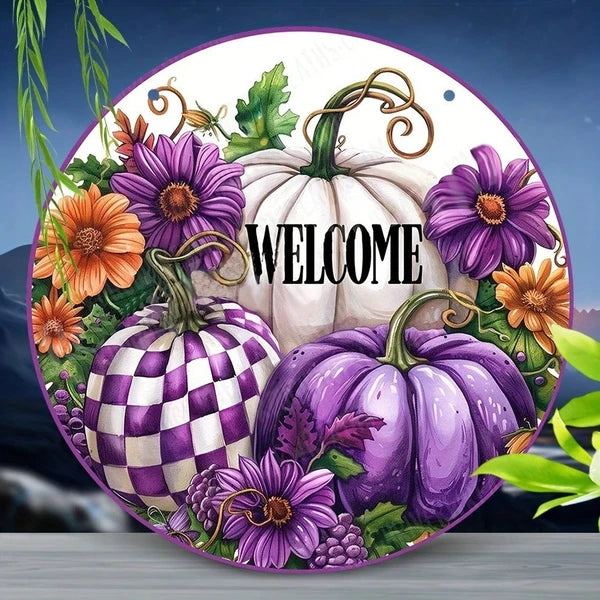 Handmade-Style 2D Flat Round Acrylic Wreath, Flat Round Acrylic Wreath, Acrylic Wreath - view 4