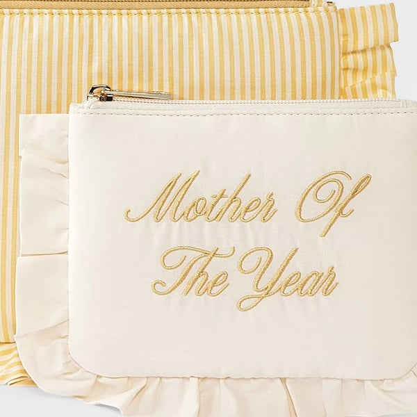 Mother's Day Striped Ruffle Pouch 2pc Set - view 5