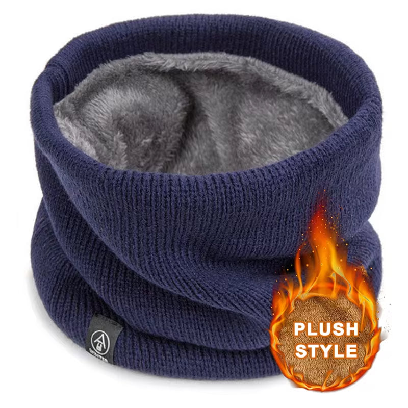 Fashion Soft Knitted Neck Warmer Sport Scarf Women Men Face Cover Winter Skating Running Warm Scarves Thick Cold-proof - view 10