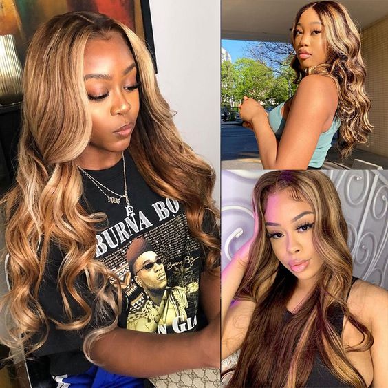 4x4 Lace Closure Wig Human Hair P427 Body Wave Density - view 2