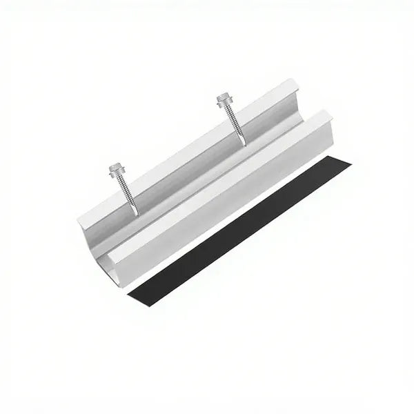 12/20cm U-shaped Guide Rail Black Middle Side Pressure Set Solar Panel Photovoltaic Accessory Pressure Block Mini - view 4