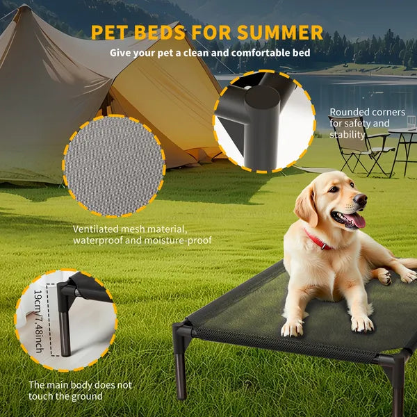 Elevated Breathable Mesh Pet Bed, Indoor&Outdoor Use, Sizes For Small To XL Pets - 2026 Must-Buy - view 2