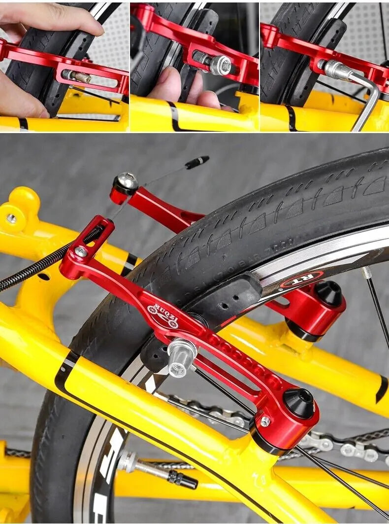 5 Pairs High Grade Cycling Bicycle Bike V Brake Pads 70mm Shoes Pads Black - view 4