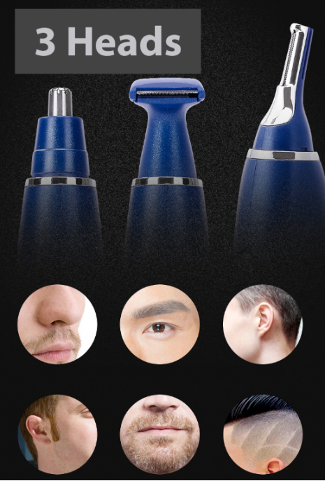 Electric Ear Beard Nose Hair Trimmer Eyebrow Mustache Remover Shaver Clipper New - view 7