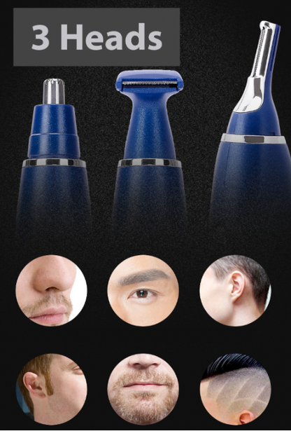 Electric Ear Beard Nose Hair Trimmer Eyebrow Mustache Remover Shaver Clipper New - view 7