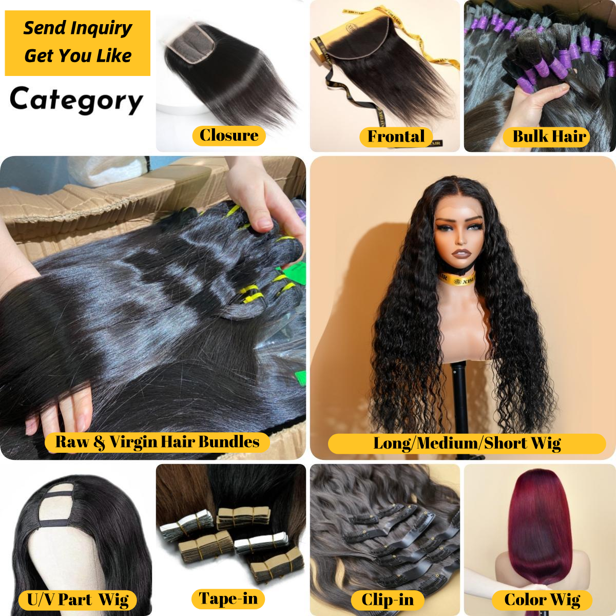 11A Good Quality Human Hair Bundles 12-30 Inch Raw Hair Extensions - view 7