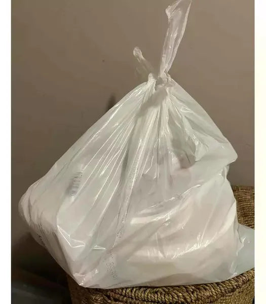 Small Flap Tie Trash Bags, 4 Gallon, 30 Count - BPA-Free, Polyethylene Material, Unscented, 0.5 Mil Thickness - view 4