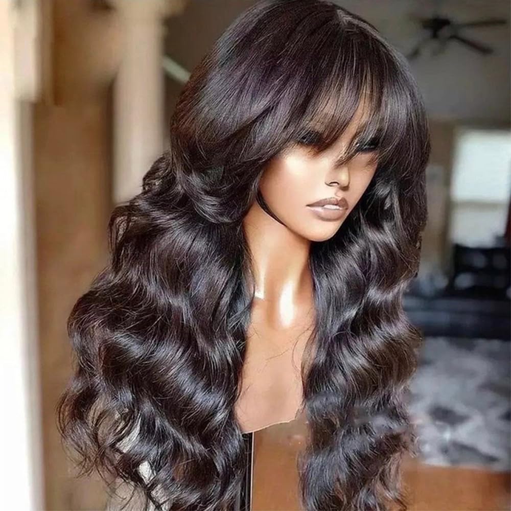 Full Machine Made Wig Body Wave Natural Color Density - view 4