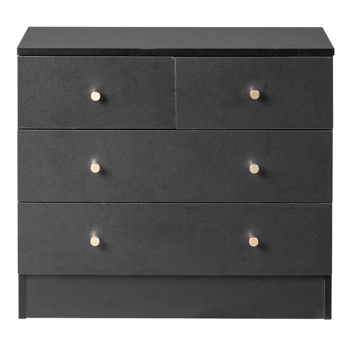 Modern Simple 4-Drawer Dresser Black - view 4