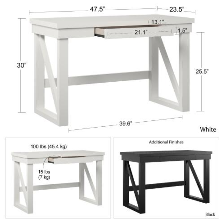 Crestwood Computer Desk - view 2