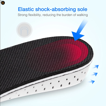 Men Women Invisible Height Increase Insoles Heel Lift Taller Shoe Inserts Pad US - view 6