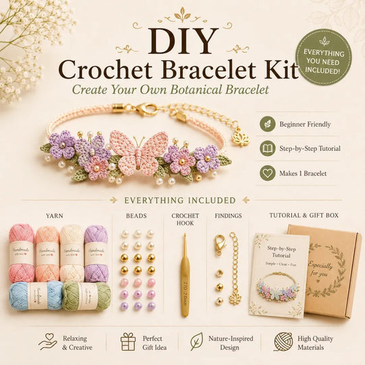 DIY Nature-Inspired Crochet Bracelet Kit - view 2