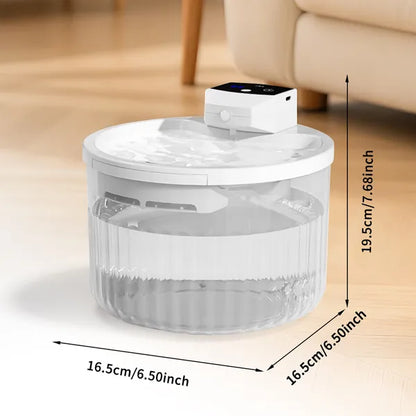 Pet Water Fountain, Large Capacity Automatic Cat Water Dispenser With No Daily Refills Needed - view 6