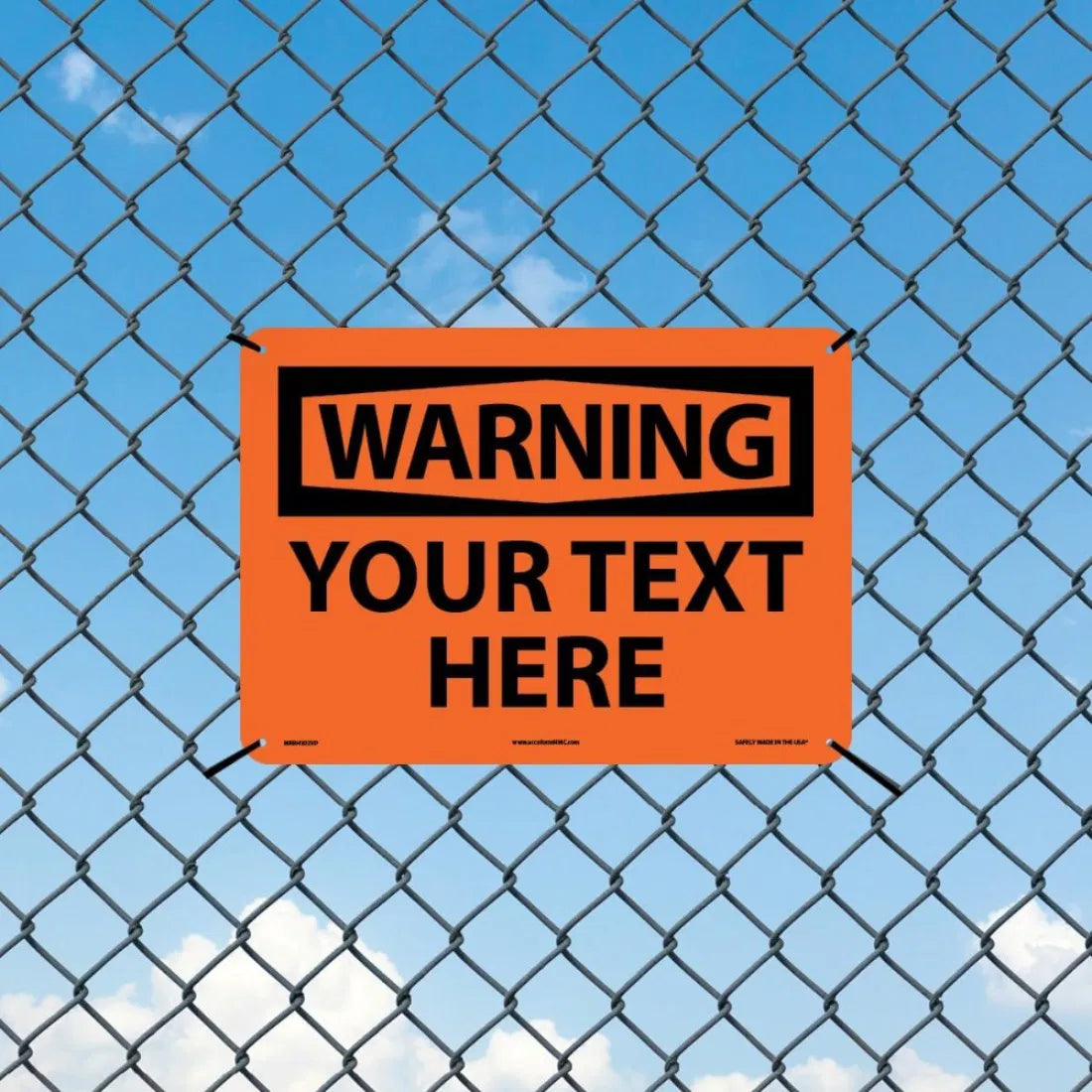 Custom OSHA Style Safety Caution Sign - view 9