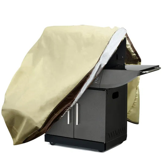 210D Waterproof Outdoor BBQ Grill Cover Windproof Dustproof Patio Gas Grill Oven Protector Oxford Cloth Garden GPCT1580 - view 2