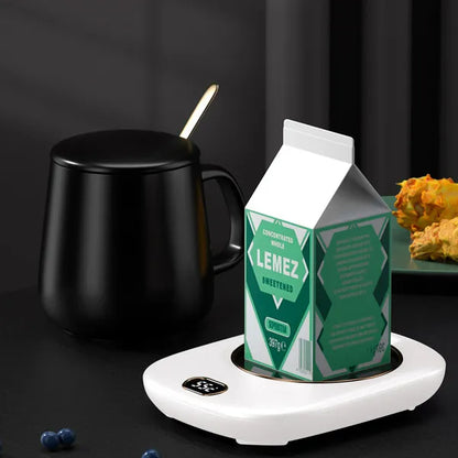 Electric Coffee Mug Warmer For Desk Auto Shut Off USB Tea Milk Beverage Cup 3 Temperature Setting - view 4