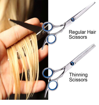 Professional Hair Cutting Thinning Scissors Barber Shears Hairdressing Salon Set - view 2